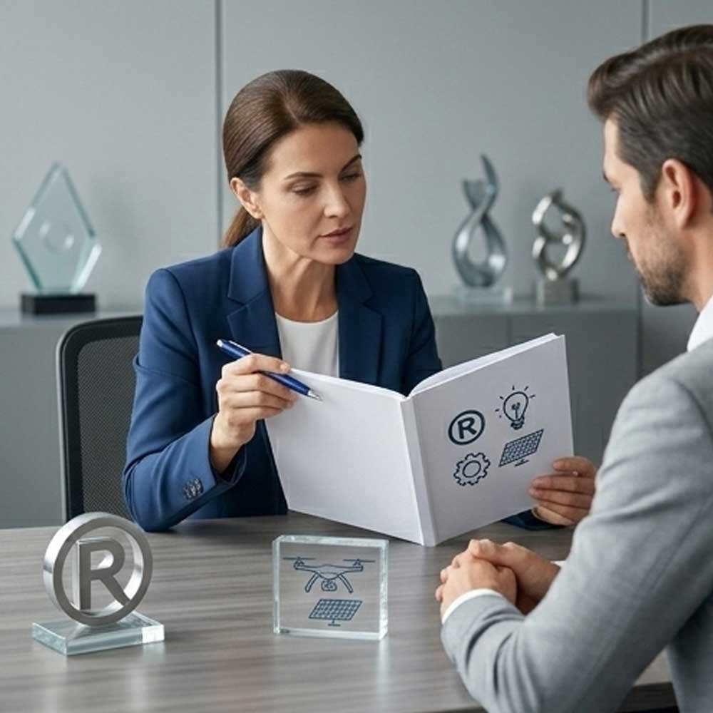 تسجيل العلامات التجارية وبراءات الاختراع