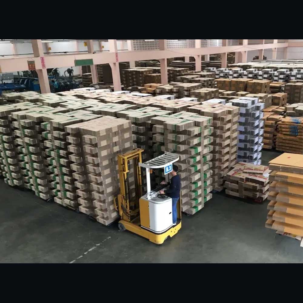 Manufacturer of cardboard used by shipping companies.